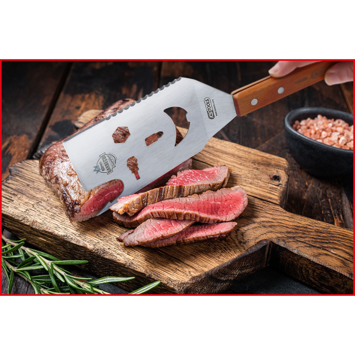 KS Tools 5 in 1 Grill-Wender