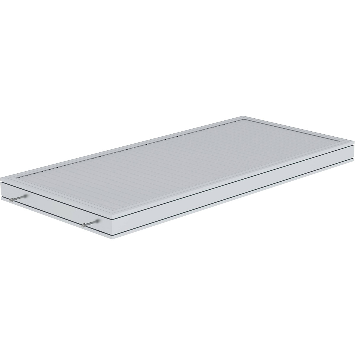 Munk Plattform Aluminium geriffelt
