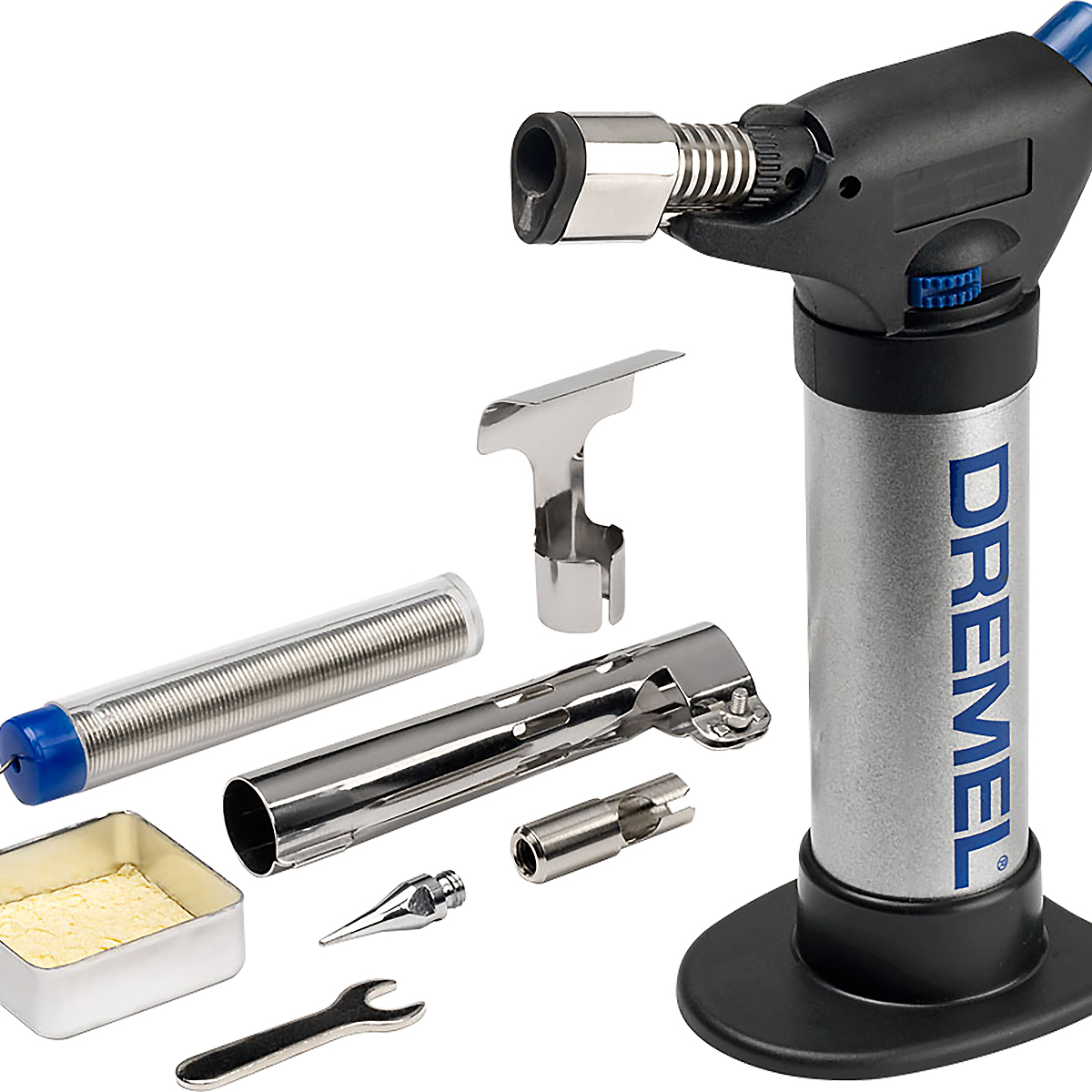 DREMEL Butangas-Lötlampe Versaflame 2.200-4, max. Brennzeit 75 min, 4 Zubehöre