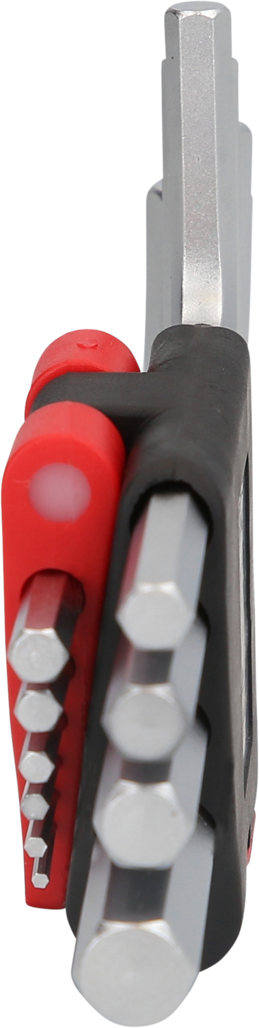 KS Tools Innensechskant-Winkelstiftschlüssel-Satz, im Klapphalter,10-tlg1,5-10mm