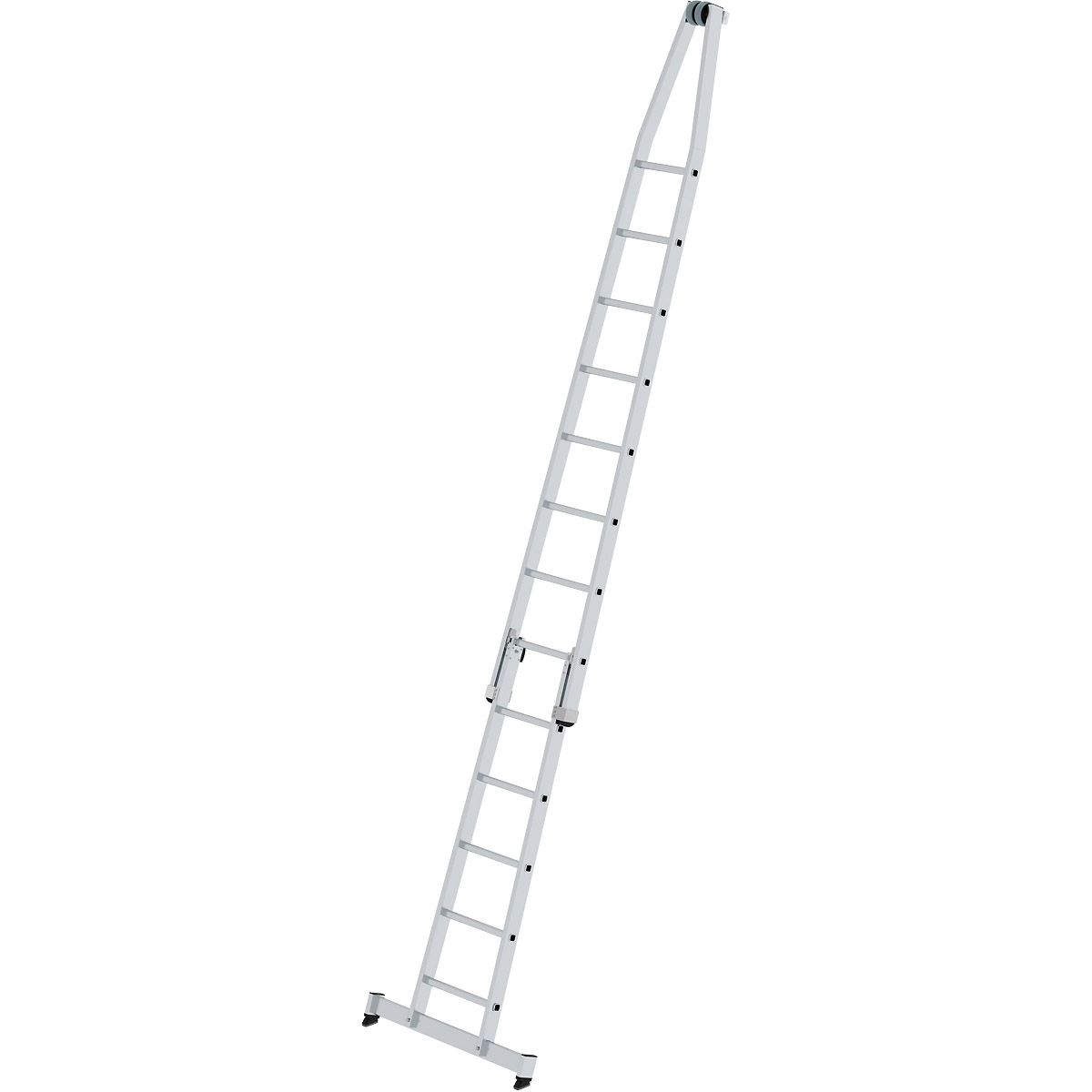 Munk Sprossen-Glasreinigerleiter Satz mit nivello®-Traverse