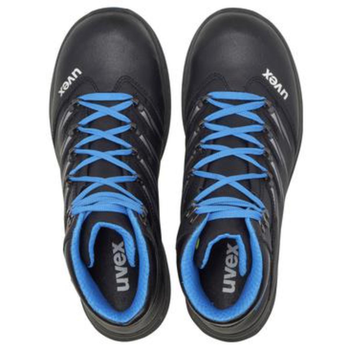 uvex 2 trend Sicherheitsschuh Stiefel S2 blau-schwarz