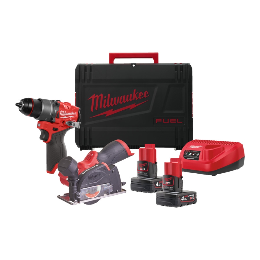 Milwaukee M12 FUEL Powerpack M12 FPP2G2-402X (Schlagbohrschrauber & Multimaterialschneider)