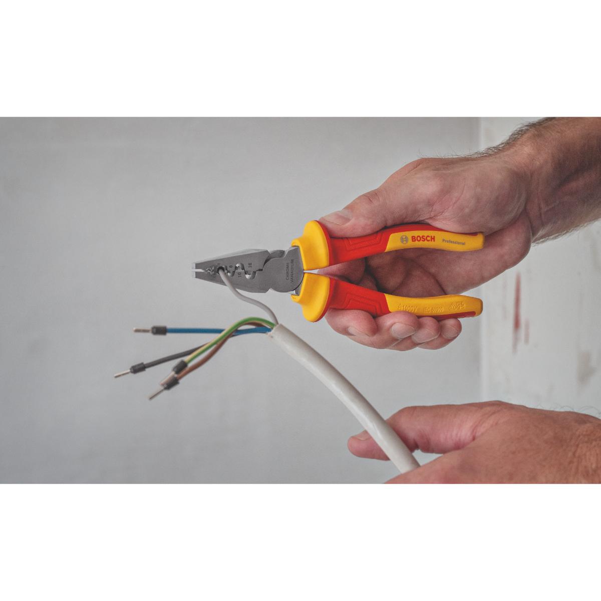 Bosch Combo Kit Elektrikerkoffer, 37-teiliges Set