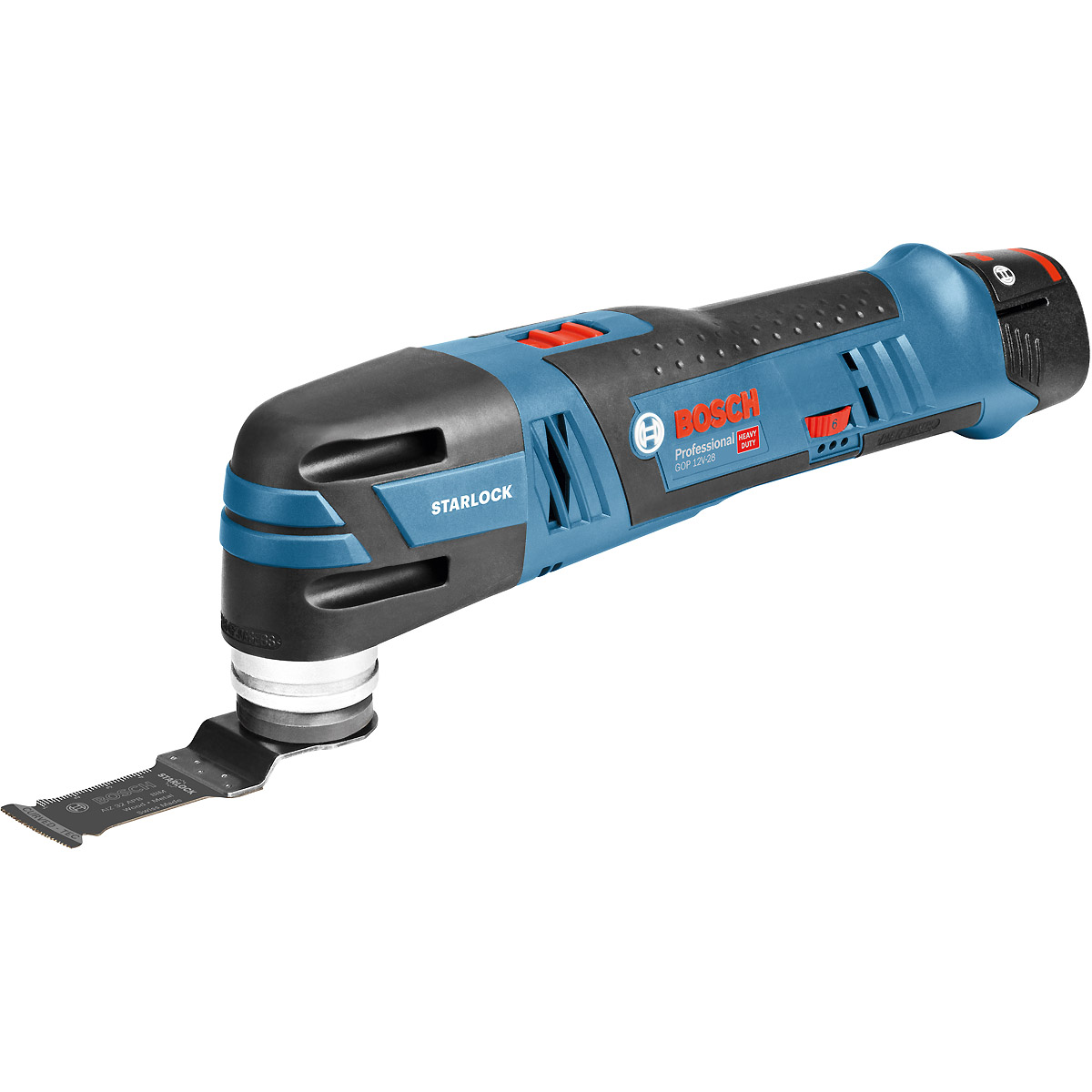 Bosch Akku-Multi-Cutter GOP 12V-28, mit 2 x 3.0 Ah Li-Ion Akku, L-BOXX