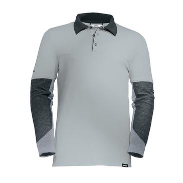 uvex cut doubleflex Poloshirt Langarm - Longsleeve Grau