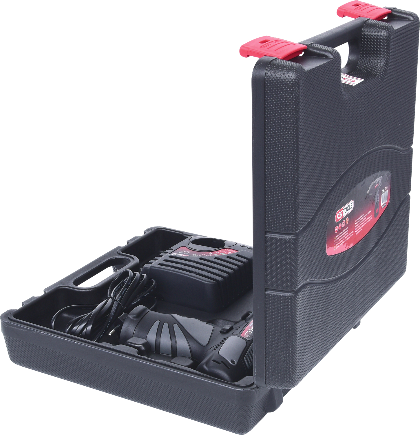 KS Tools 3-8'' Akku-Schlag-Schrauber, 117Nm, 1.870 U-min, mit 1 Akku und 1 Ladegerät