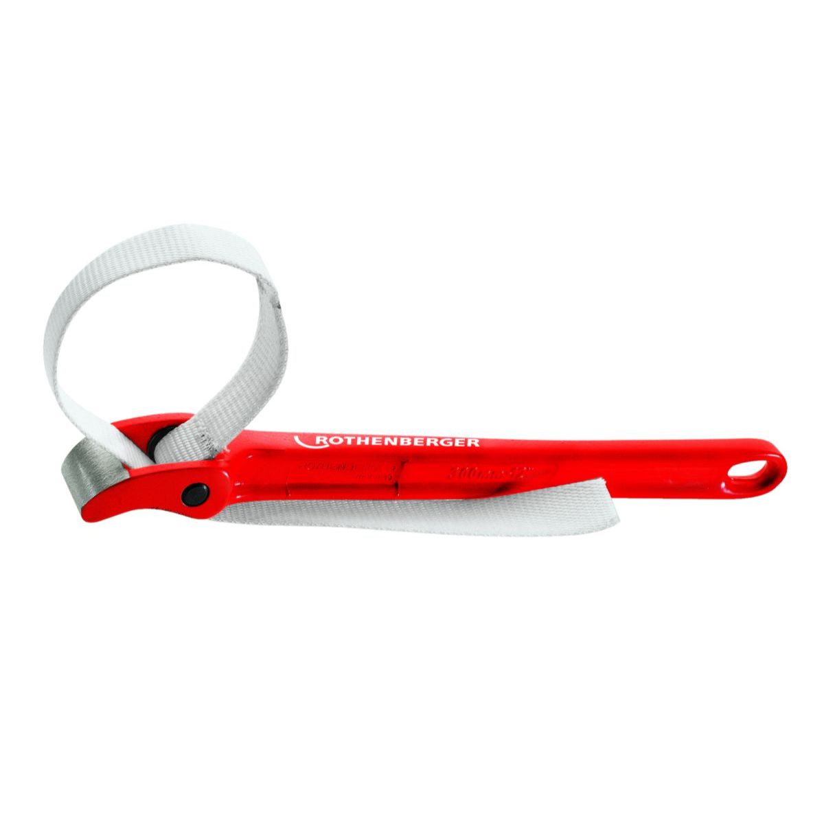 ROTHENBERGER Gurtrohr-/Armaturenzange 3" / 90mm mit auswechselbarem Nylongurt