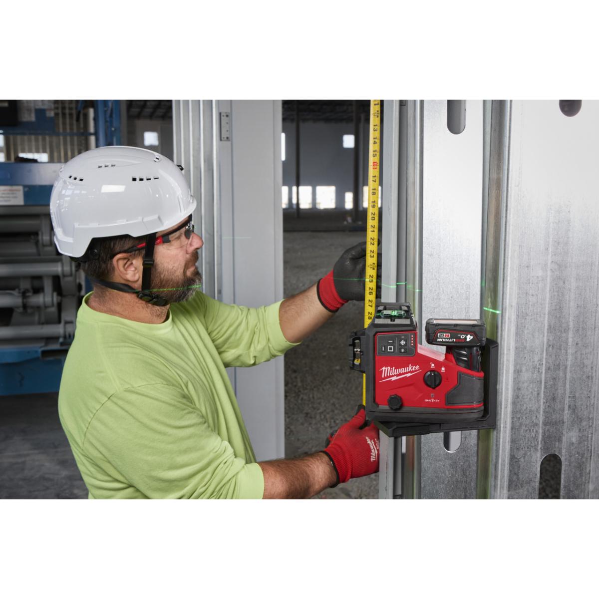 Milwaukee M12 3x 360° Akku-Laser M12A3PLO-401C