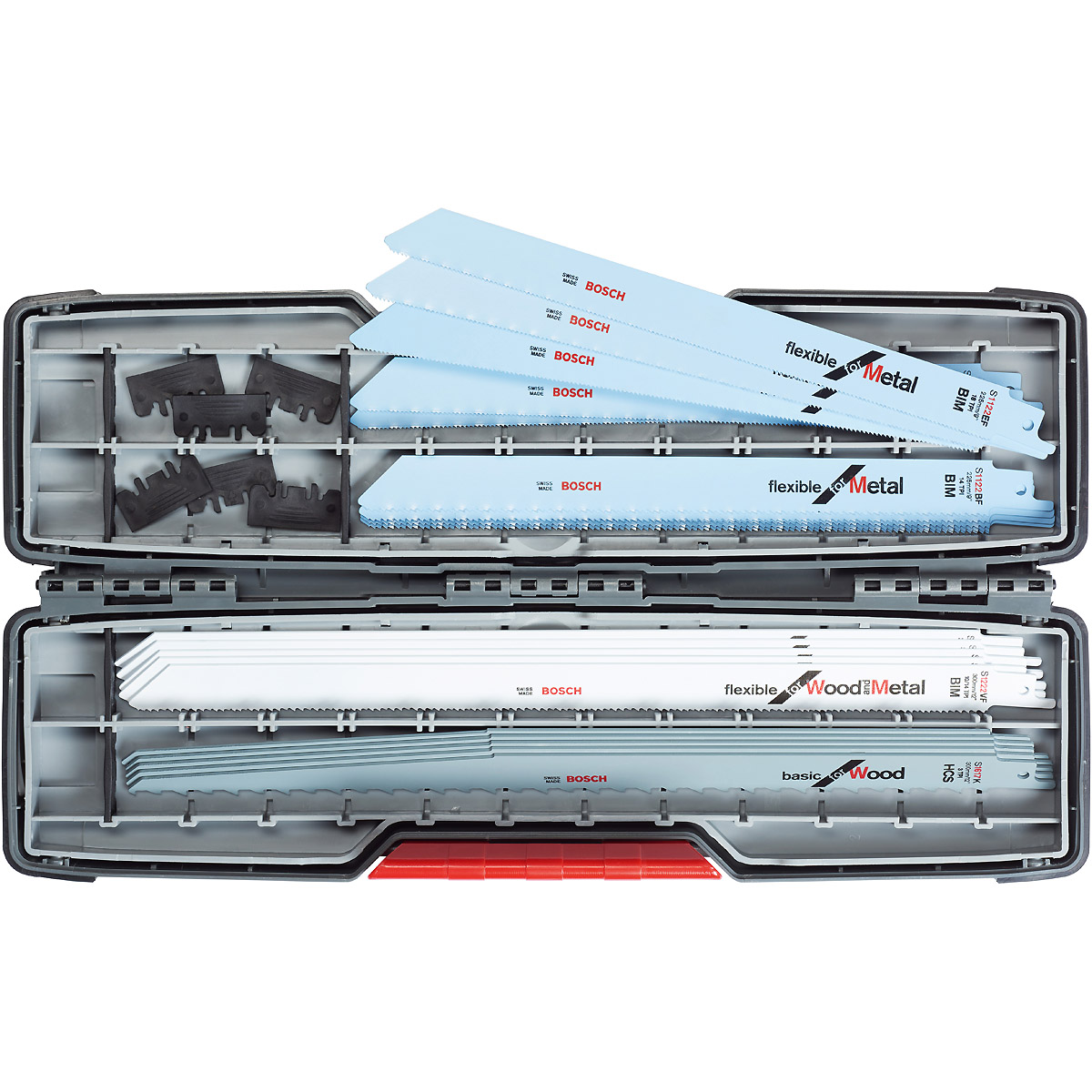 Bosch 20-tlg. ToughBox-Sägeblatt-Set All-in-One für Hubsäge