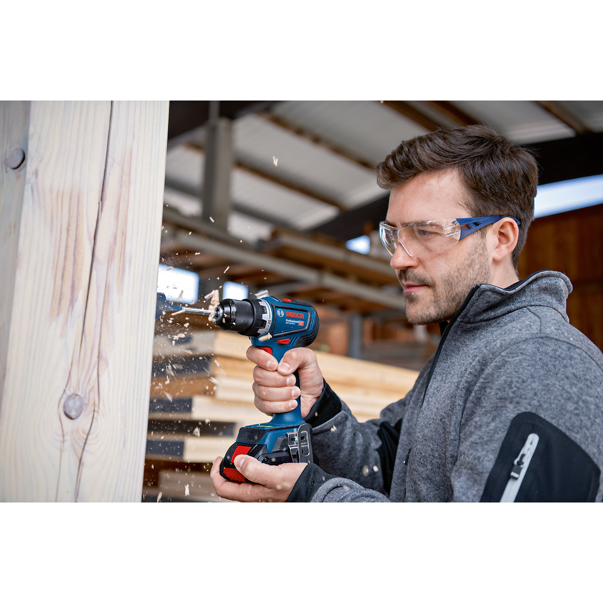 Bosch Akku-Bohrschrauber GSR 18V-90 C, 2 x Akku ProCORE18V 4.0Ah, L-BOXX