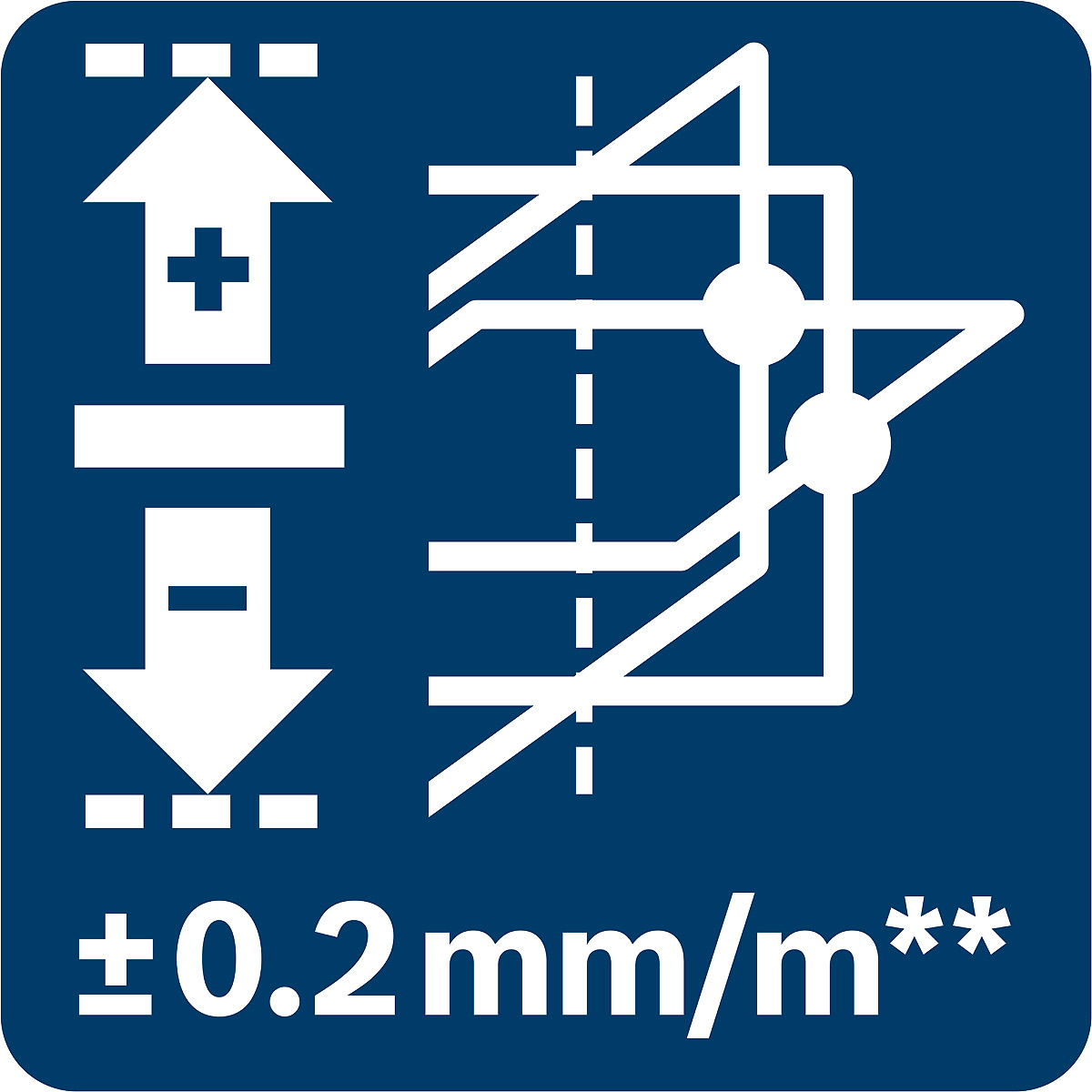 Bosch Linienlaser GLL 3-80 CG, mit 1 x 2.0 Ah Li-Ion Akku, Halterung BM 1, L-BOXX