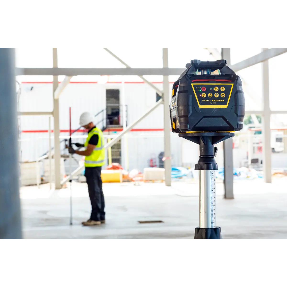 STANLEY FATMAX RL600L Rotationslaser rot (Lithium-Ionen) mit Lotfunktion auf-/abwärts, im PRO-STACK Koffer
