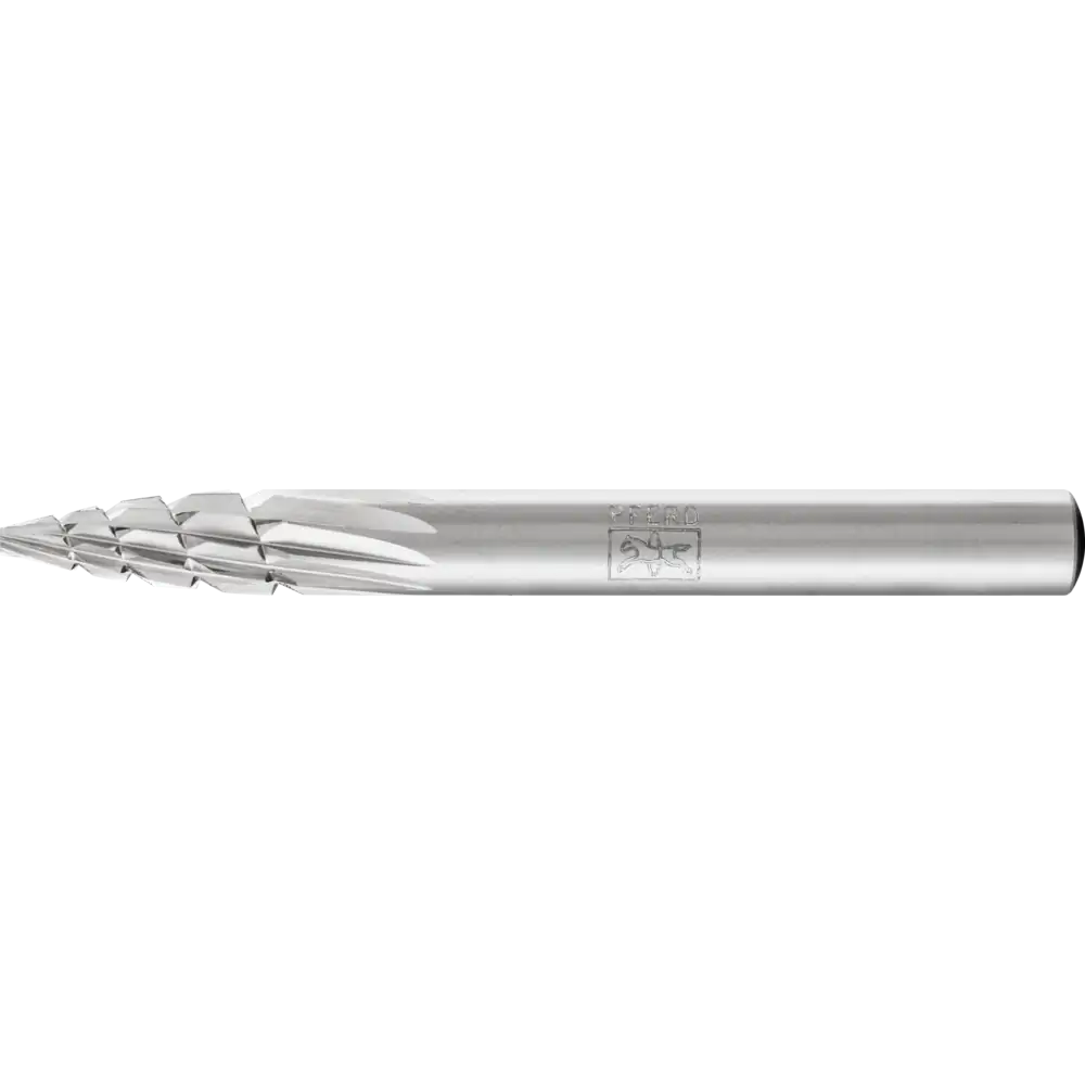 PFERD TOOLS HSS Frässtift Spitzbogenform K Z 2 universal mittel Spanbrecher