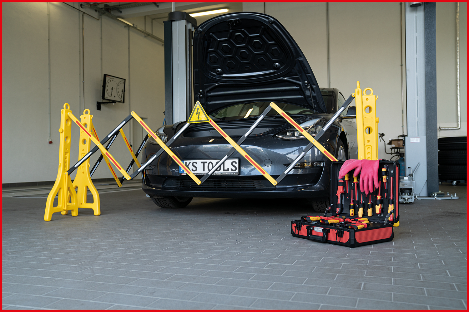 KS Tools Scherensperre aus Kunststoff, 240 - 2500 mm, 2-tlg