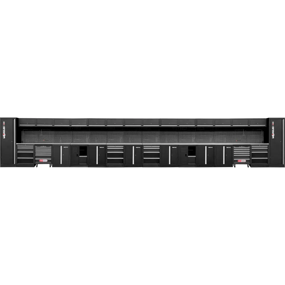 KS TOOLS Werkstatt-Schranksystem, gerade, 10720 x 500 mm