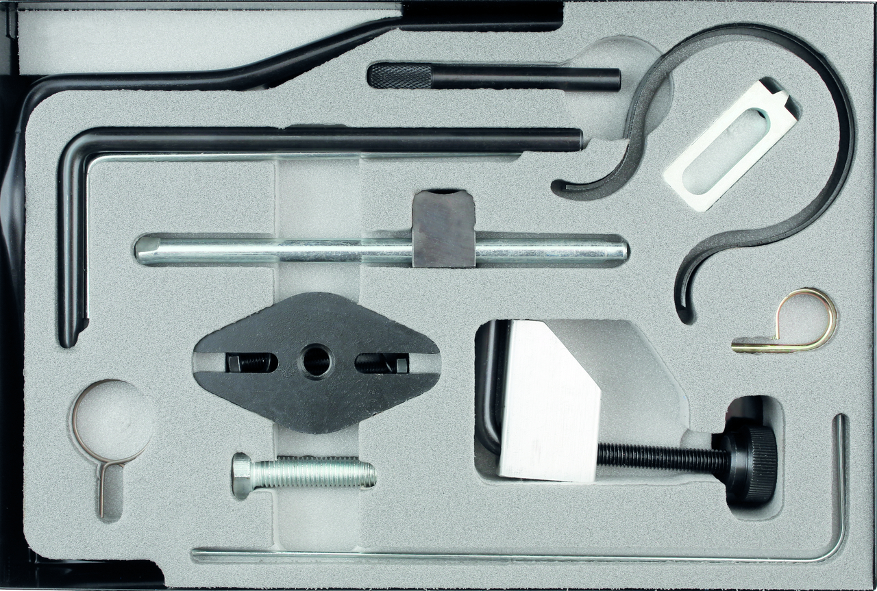 KS Tools Motoreinstell-Werkzeug-Satz für Fiat - PSA, 15-tlg