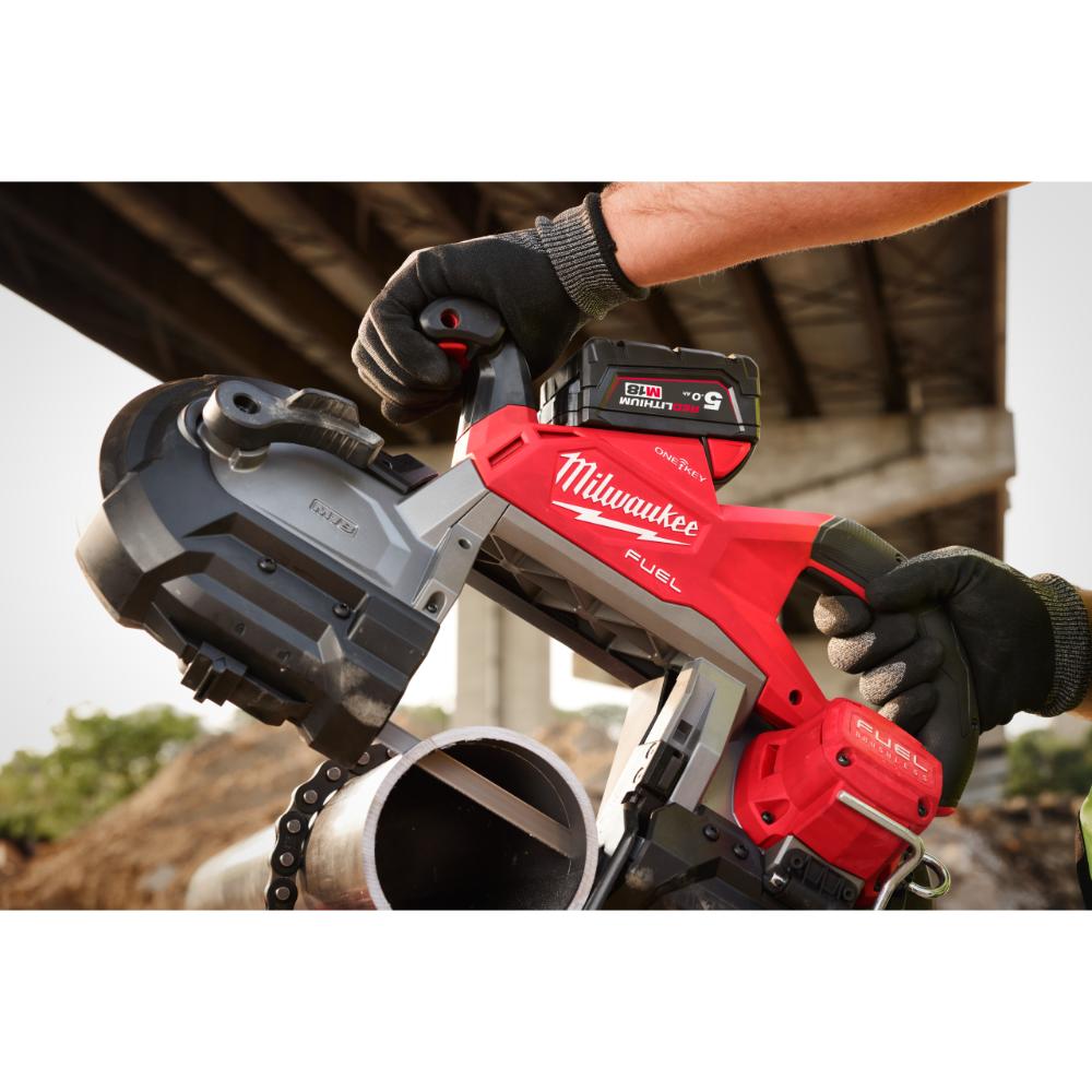 Milwaukee M18 FUEL Akku-Sicherheits-Bandsäge M18FBS127DO-0C