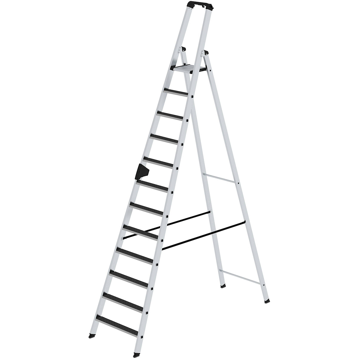 Munk Stufen-Stehleiter einseitig begehbar mit clip-step R13