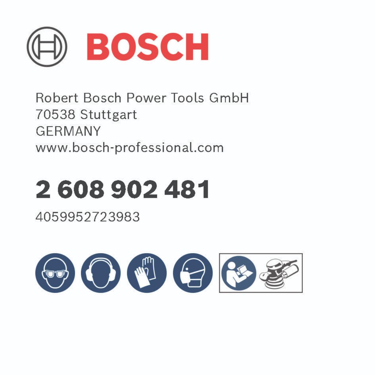Bosch EXPERT M480 Schleifnetz, 150mm, 7 teiliges Set