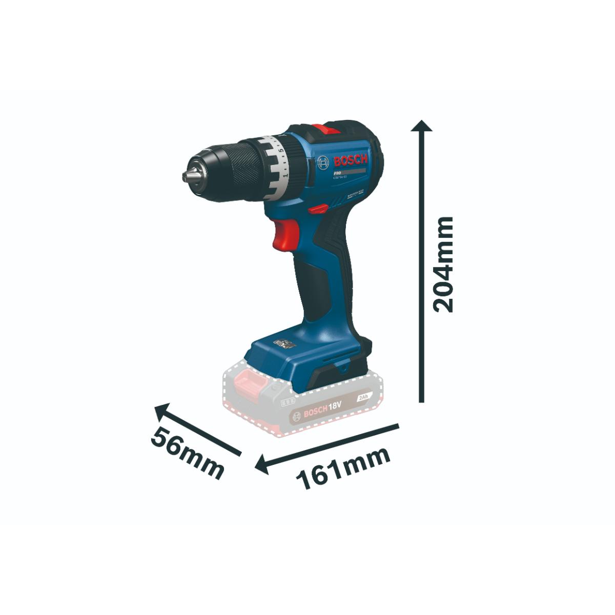 Bosch Akku-Schlagbohrschrauber GSB18V-52 in L-BOXX