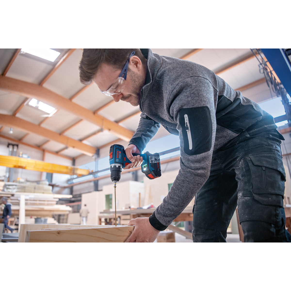 Bosch Akku-Bohrschrauber GSR 18V-90 C, 2 x Akku ProCORE18V 4.0Ah, L-BOXX