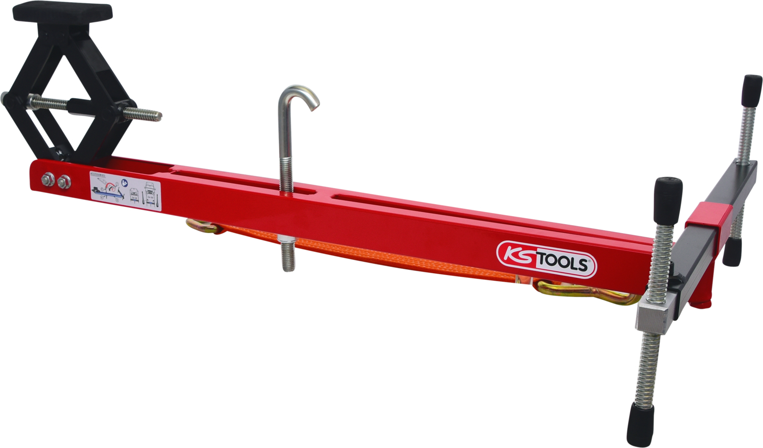 KS Tools Universal Motor-Stütztraversen-Satz, 4-tlg